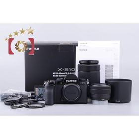 【中古】FUJIFILM 富士フイルム X-S10 ダブルズームレンズキット シャッター回数僅少 元箱付き