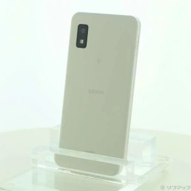 【中古】SHARP(シャープ) AQUOS wish 64GB アイボリー SHG06 au SIMフリー 〔ネットワーク利用制限▲〕 【262-ud】