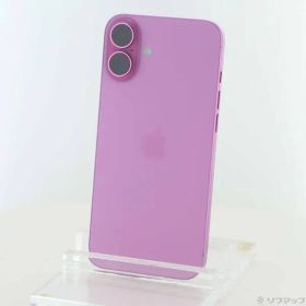 〔中古品〕 iPhone16 Plus 256GB ピンク MXVJ3J／A SIMフリー【262】