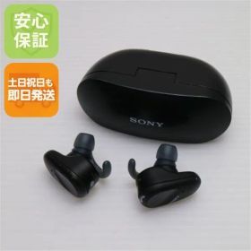 美品 WF-SP800N ブラック ワイヤレスイヤホン SONY 土日祝発送OK 06000