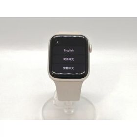 【中古】Apple Apple Watch SE2 44mm GPS スターライトアルミニウムケース/スターライトスポーツバンド(S/M) MRE43J/A【高崎モントレー】保証期間1ヶ月【ランクA】