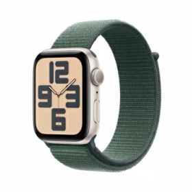 【未使用】Apple Apple Watch SE2 44mm GPS スターライトアルミニウムケース/レイクグリーンスポーツループ MXEW3J/A【OSU301】保証期間3ヶ月