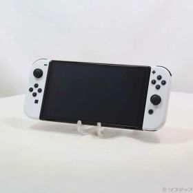 【中古】Nintendo(任天堂) Nintendo Switch 有機ELモデル Joy-Con(L)／(R) ホワイト 【297-ud】