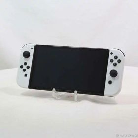【中古】Nintendo(任天堂) Nintendo Switch 有機ELモデル Joy-Con(L)／(R) ホワイト 【297-ud】