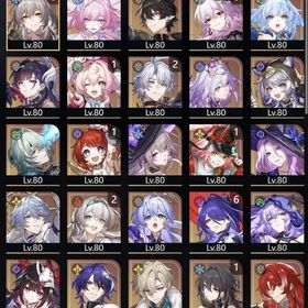 完凸10体 キャラ多数 餅完凸有 餅多数 石35000個 古参限定アイコン所持 初日プラチナ | 崩壊スターレイル(崩スタ)のアカウントデータ、RMTの販売・買取一覧