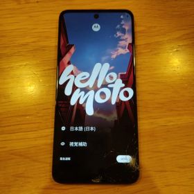Motorola moto g64 5Gスマートフォン 本体 画面ひび割れ