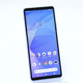 【液晶美品＊電池良好】SIMフリー au Xperia 10 III SOG04 ブルー