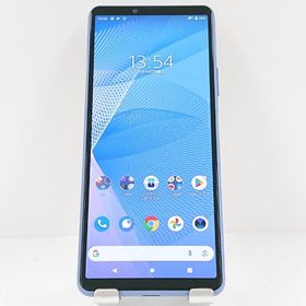 Xperia 10 III SOG04 au ブルー c12974