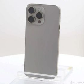 〔中古品〕 iPhone15 Pro Max 512GB ナチュラルチタニウム MU6W3J／A SIMフリー【305】