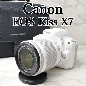 キヤノン(Canon)の美品 ショット数新品級❣️Canon EOS Kiss X7⭐️ホワイト(デジタル一眼)