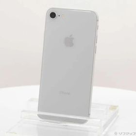 〔中古品〕 iPhone8 64GB シルバー MQ792J／A SIMフリー【377】