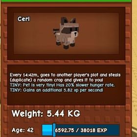 【庭を育てる】🦝アライグマ🦝 | ロブロックス(ROBLOX)のアカウントデータ、RMTの販売・買取一覧