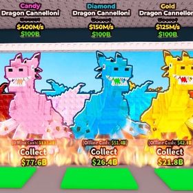 【Steal A Brainrot】Dragon Cannelloni 販売所🔥🐲 | ロブロックス(ROBLOX)のアカウントデータ、RMTの販売・買取一覧
