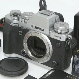 【中古】【美品】富士フイルム X-T3 ボディ シルバー（センサー清掃済み） CA01-R3202-2S2 Xマウント APS-C EVF 中古