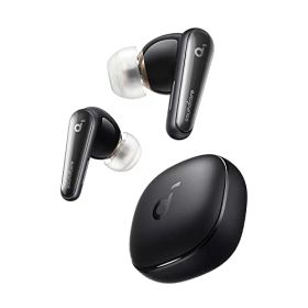 Anker Soundcore Liberty 4（Bluetooth 5.3）完全ワイヤレスイヤホン/ウルトラノイズキャンセリング 2.0 / 3Dオーディオ / ワイヤレス充電/マルチポイント接続/外音取り込み / 最大28時間再生 / ハイレゾ / IPX4防水規格 / ヘルスモニタリング/PSE技術基準適合ミッドナイトブ
