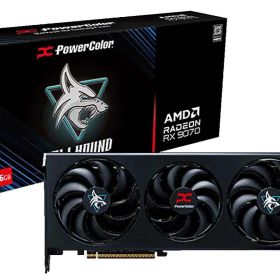 PowerColor Hellhound AMD Radeon RX 9070 16GB GDDR6 グラフィックカード/2スロット トリプルファンクーラー(RX9070 16G-L/OC)