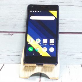 au Qua phone QZ 京セラ KYV44 インディゴ 709