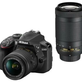 【中古】Nikon ニコン D3400 ダブルズームキット ブラック