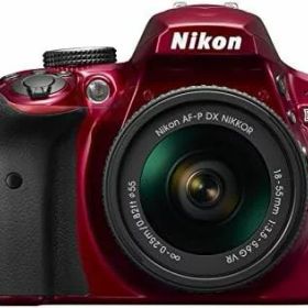 【中古】Nikon デジタル一眼レフカメラ D3400 AF-P 18-55 VR レンズキット レッド D3400LKRD