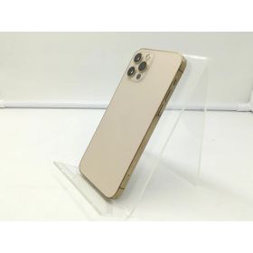 【中古】Apple au 【SIMロック解除済み】 iPhone 12 Pro 128GB ゴールド MGM73J/A【札幌】保証期間1ヶ月【ランクC】