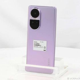〔中古〕OPPO(オッポ) OPPO Reno10 Pro 5G 256GB グロッシーパープル A302OP Softbank SIMフリー〔262-ud〕