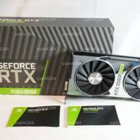 【美品】NVIDIA GeForce RTX 2060 SUPER 8GB Founders Edition GDDR6 GPU グラフィックカード 国内未発売 DLSS RTX 3060 RX6600XT同等 AI