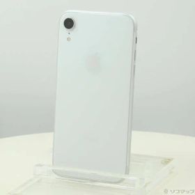 〔中古品〕 iPhoneXR 64GB ホワイト MT032J／A SIMフリー【262】