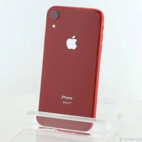 〔中古品〕 iPhoneXR 64GB プロダクトレッド MT062J／A SIMフリー【344】