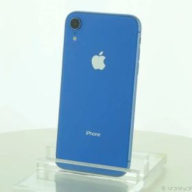 〔中古品〕 iPhoneXR 64GB ブルー MT0E2J／A SIMフリー【276】