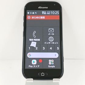 らくらくスマートフォン me F-01L ドコモ ブラック 送料無料 即決 本体 c13957