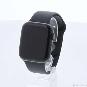 〔中古〕Apple(アップル) Apple Watch SE 第2世代 GPS 44mm ミッドナイトアルミニウムケース ミッドナイトスポーツバンド〔269-ud〕