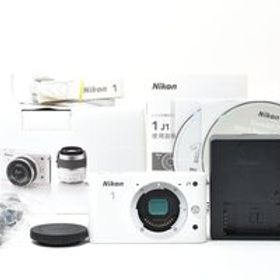 美品 Nikon ニコン 1 J1 ホワイト ミラーレス一眼 ホワイト