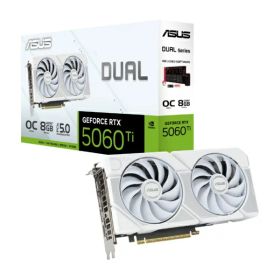 ASUS｜エイスース グラフィックボード Dual GeForce RTX 5060 Ti 8GB GDDR7 White OC Edition ホワイト DUAL-RTX5060TI-O8G-WHITE [GeForce RTXシリーズ /8GB]
