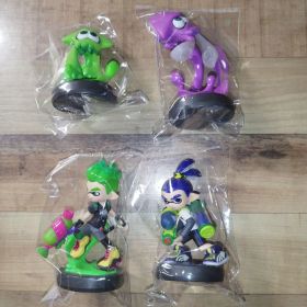アミーボ インクリング・イカ フィギュアセット amiibo ボーイ パープル