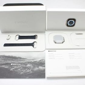 【動作良品】アップル Apple Watch Ultra チタニウム GPS + Cellular 49mm ミッドナイトオーシャン 元箱