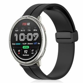 (RicYeel) 20mm 磁気付き シリコンバンド Amazfit Active 2/2 Square/Active/GTS 4 3 2 1 Mini/GTR Mini/GTS 4 3 2 1 対応