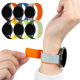 Amazfit バンド ベルト シリコン バンド幅 20mm 22mm マグネット付き 磁気付き Active Balance Cheetah Pro Bip 5 GTR4 GTS4