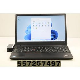 ノートパソコン Lenovo ThinkPad E580 Core i3 8130U 2.2GHz/8GB/500GB(SSD)/15.6W/FHD(1920x1080)/Win11 AC欠品