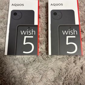 【新品未使用】AQUOS wish5 ブラック 2台セット
