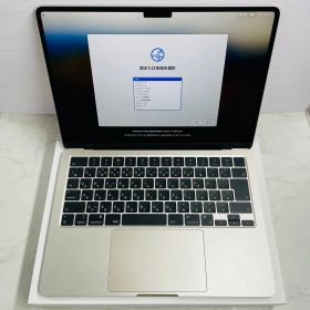 美品 MacBook Air 2024 13インチ M3 8GB 256GB 充放電5回 バッテリー100% 箱付属品有 管理番号：6538