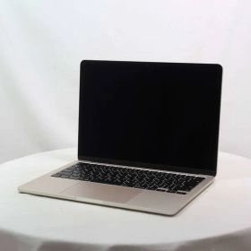 〔中古品〕 MacBook Air 13.6-inch Late-2024 MC8J4J／A Apple M3 8コアCPU_8コアGPU 16GB SSD256GB スターライト 〔15.3 Sequoia〕【344】