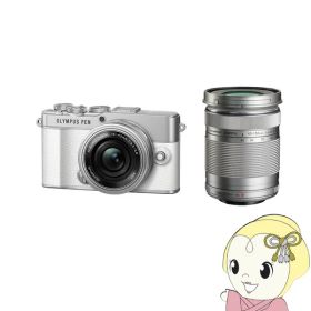 ミラーレス一眼カメラ OLYMPUS PEN E-P7 EZダブルズームキット [ホワイト]【/srm】【KK9N0D18P】