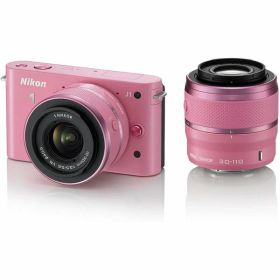 【中古】ニコン Nikon J1 ダブルズームキット ピンクスペシャルキットN1 J1WZ PK