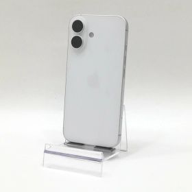 【中古品】Apple(アップル) iPhone 16 / 2024 / 128GB / ホワイト / 楽天モバイル版SIMフリー / ランク:C / MYDR3J/A / A3286 【中古品管理番号:37103】