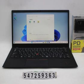 Lenovo ThinkPad X1 Carbon 6th Gen Core i5 8350U 1.7GHz/8GB/256GB(SSD)/14.0W/FHD(1920x1080) タッチパネル/Win11 【547259363】