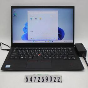 Lenovo ThinkPad X1 Carbon 6th Gen Core i5 8350U 1.7GHz/8GB/256GB(SSD)/14.0W/FHD(1920x1080) タッチパネル/Win11 【547259022】