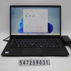 Lenovo ThinkPad X1 Carbon 6th Gen Core i5 8350U 1.7GHz/8GB/256GB(SSD)/14.0W/FHD(1920x1080) タッチパネル/Win11 【547259031】