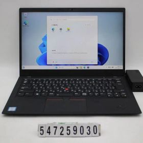 Lenovo ThinkPad X1 Carbon 6th Gen Core i5 8350U 1.7GHz/8GB/256GB(SSD)/14.0W/FHD(1920x1080) タッチパネル/Win11 【547259030】