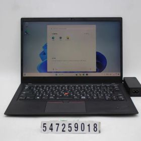 Lenovo ThinkPad X1 Carbon 6th Gen Core i5 8350U 1.7GHz/8GB/256GB(SSD)/14.0W/FHD(1920x1080) タッチパネル/Win11 【547259018】