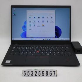 Lenovo ThinkPad X1 Carbon 8th Gen Core i5 10210U 1.6GHz/8GB/256GB(SSD)/14W/FHD(1920x1080)/Win11 【553255867】